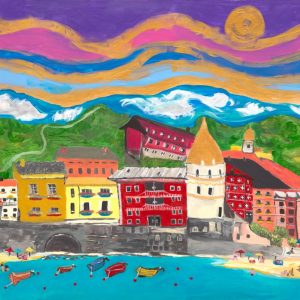 Vernazza, Cinque Terre<br>Original Available – 36×48 – $2500