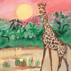 Giraffe<br>Original Available – 10×20 – $200