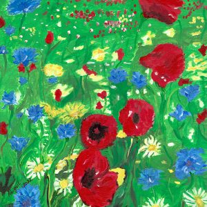 Poppies & Cornflowers <br> Original Sold