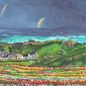 Seaside Rainbows<br>Original Available – 16×20 – $300